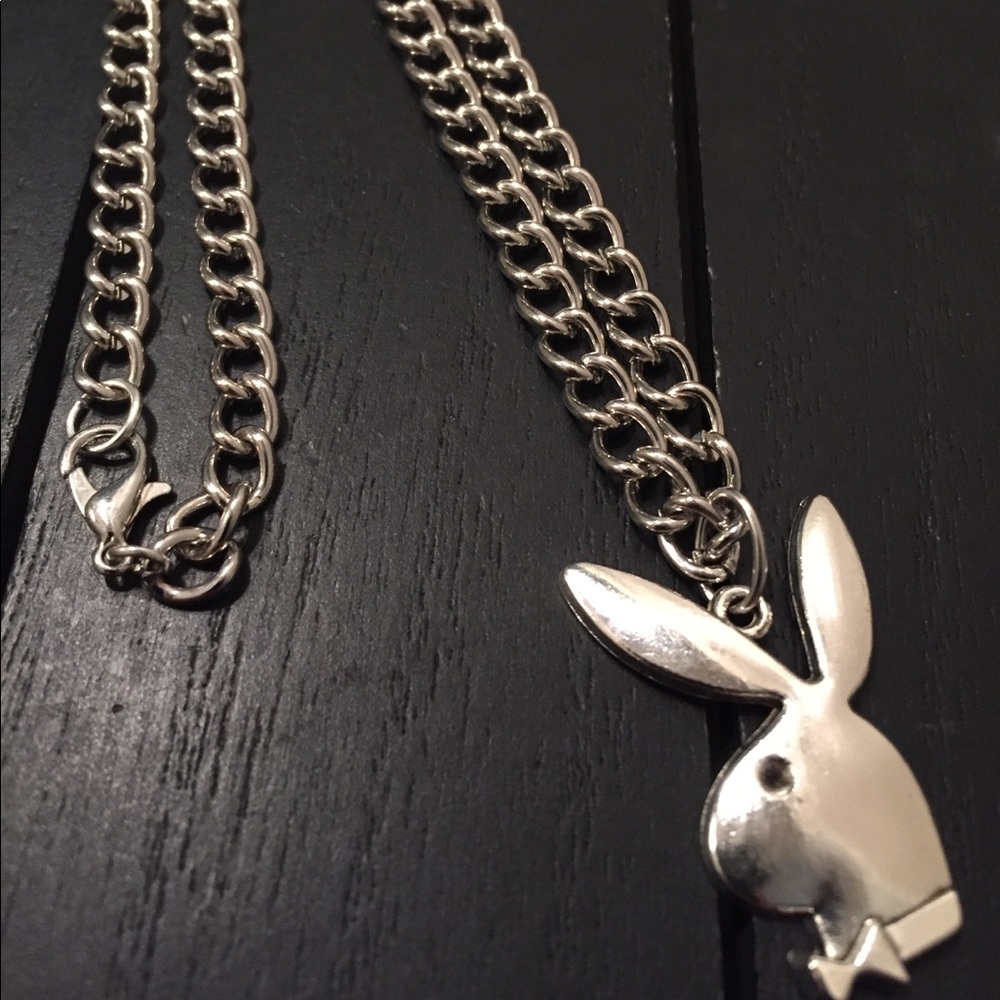 Designer Necklace with Playboy Bunny Pendant